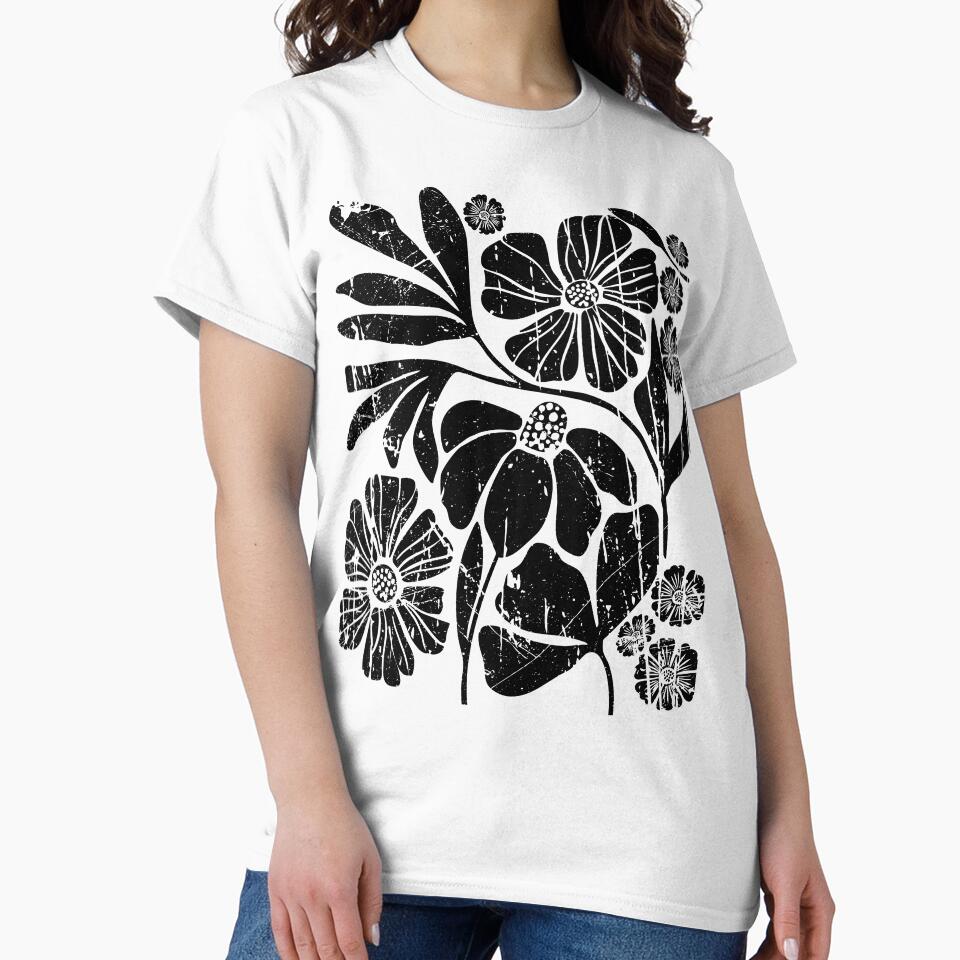 Cottagecore Floral Boho Wildflowers Aesthetic Womens Bohemian Botanical Graphic by LessIsLoud T-Shirts, Hoodie,... (Image 2)