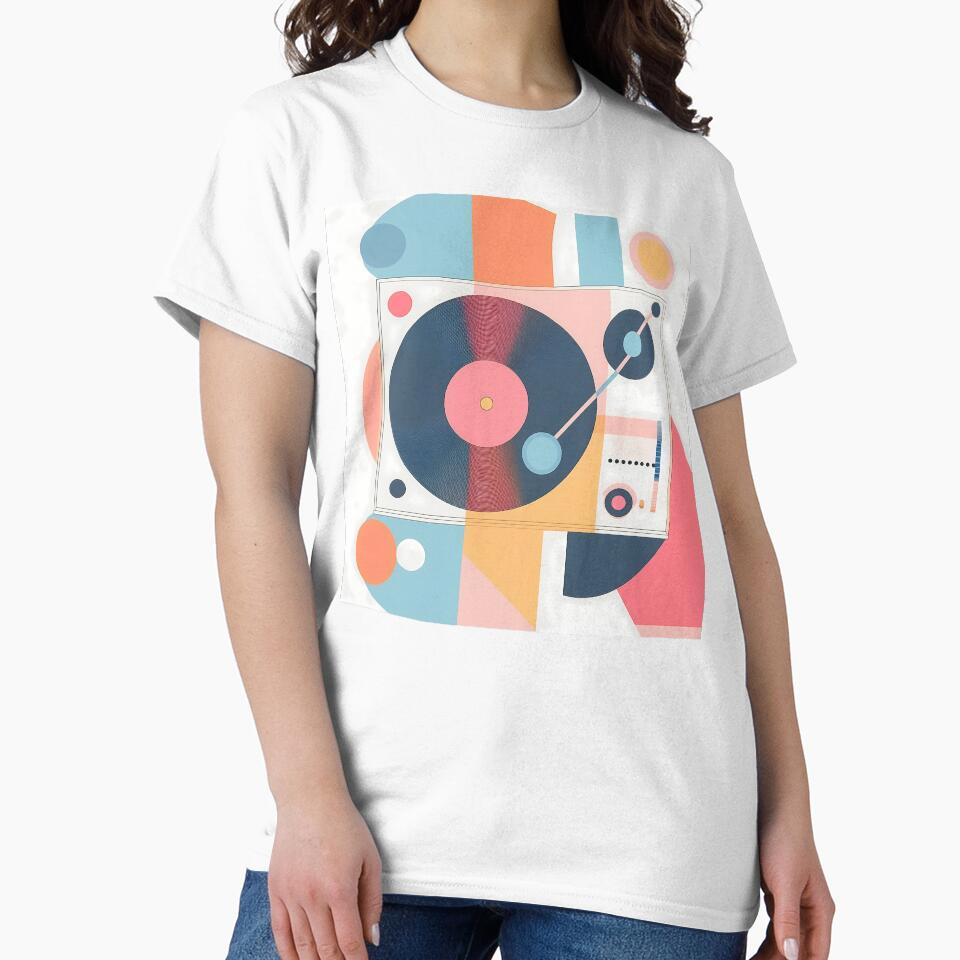 Dj Turntable as Bauhaus Art by OzzFrequency T-Shirts, Hoodie, Sweatshirt | BlankRebels.com (Image 2)