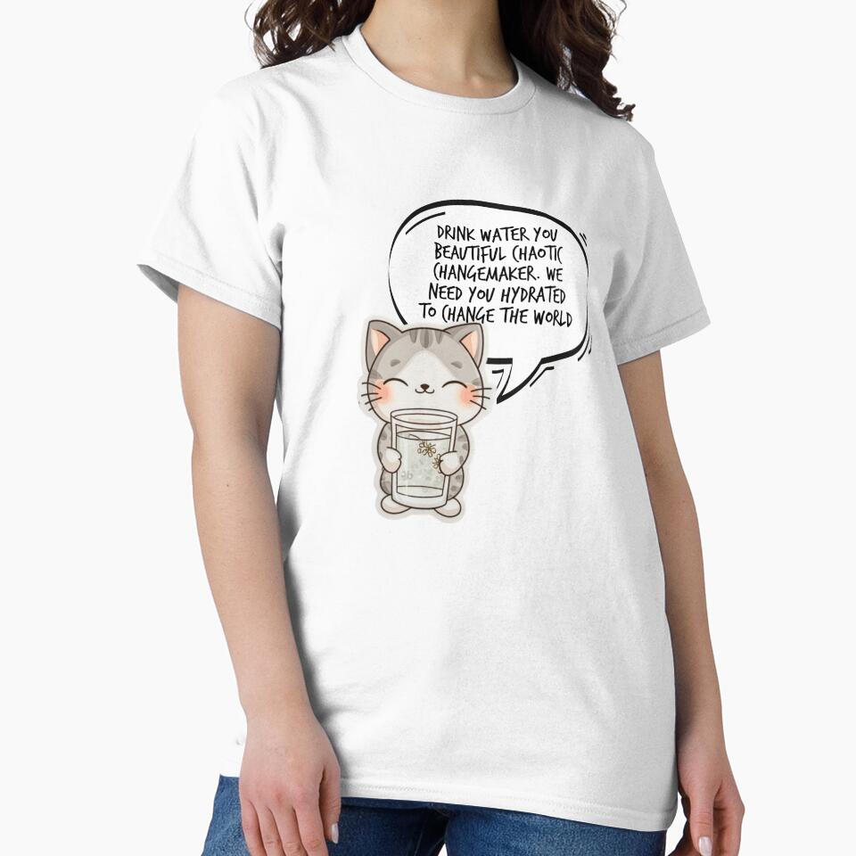 Drink Water Changemaker  |  Create the Rules by CreatetheRules T-Shirts, Hoodie, Sweatshirt | BlankRebels.com (Image 2)