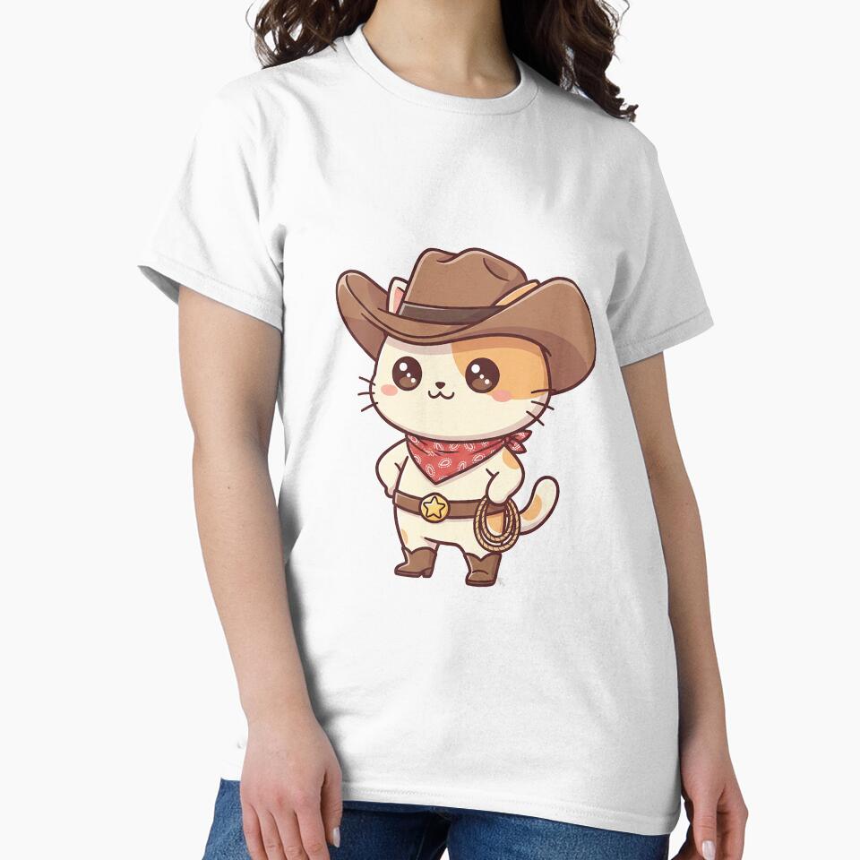 Cute Cowboy Cat by HoopeStylee T-Shirts, Hoodie, Sweatshirt | BlankRebels.com (Image 2)