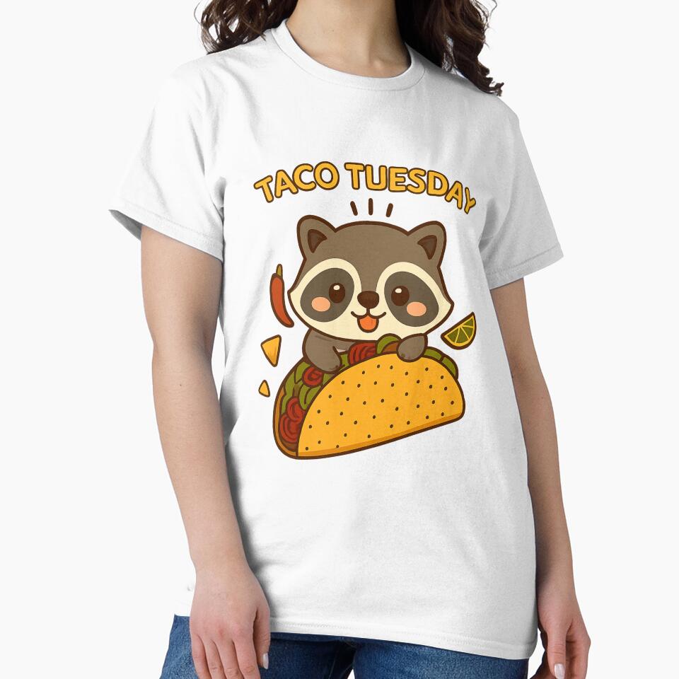 Taco Tuesday Raccoon spicy by SpacedOutRITZ T-Shirts, Hoodie, Sweatshirt | BlankRebels.com (Image 2)