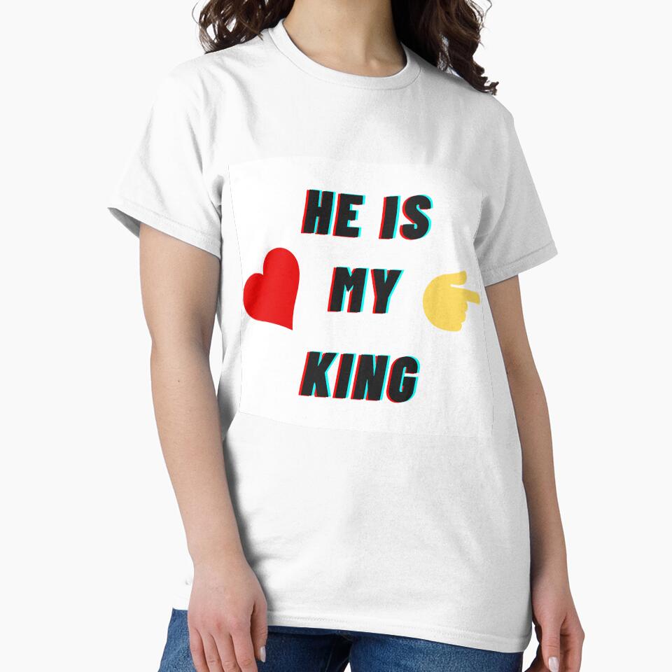 He is my king couple t shirt female by SpammerDesignz Hoodie, Sweatshirt | BlankRebels.com (Image 2)