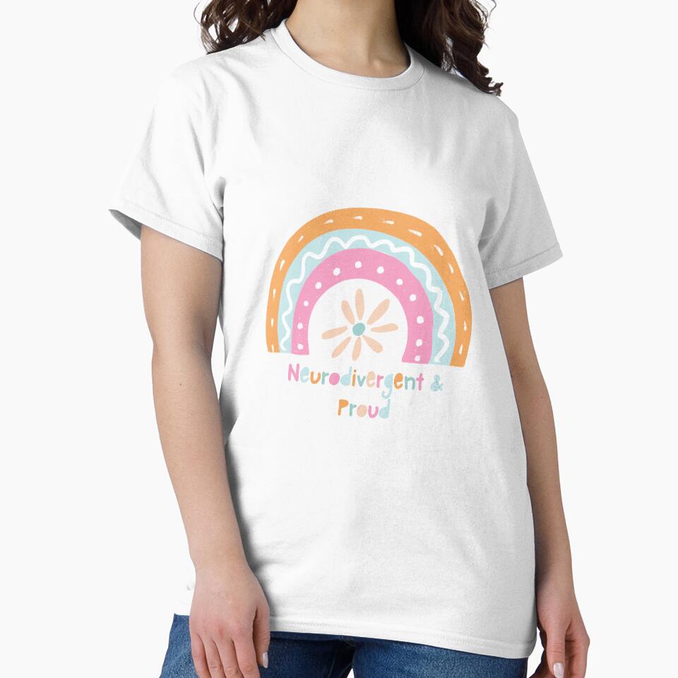 Neurodivergent & Proud by MindfulStickies T-Shirts, Hoodie, Sweatshirt | BlankRebels.com (Image 2)