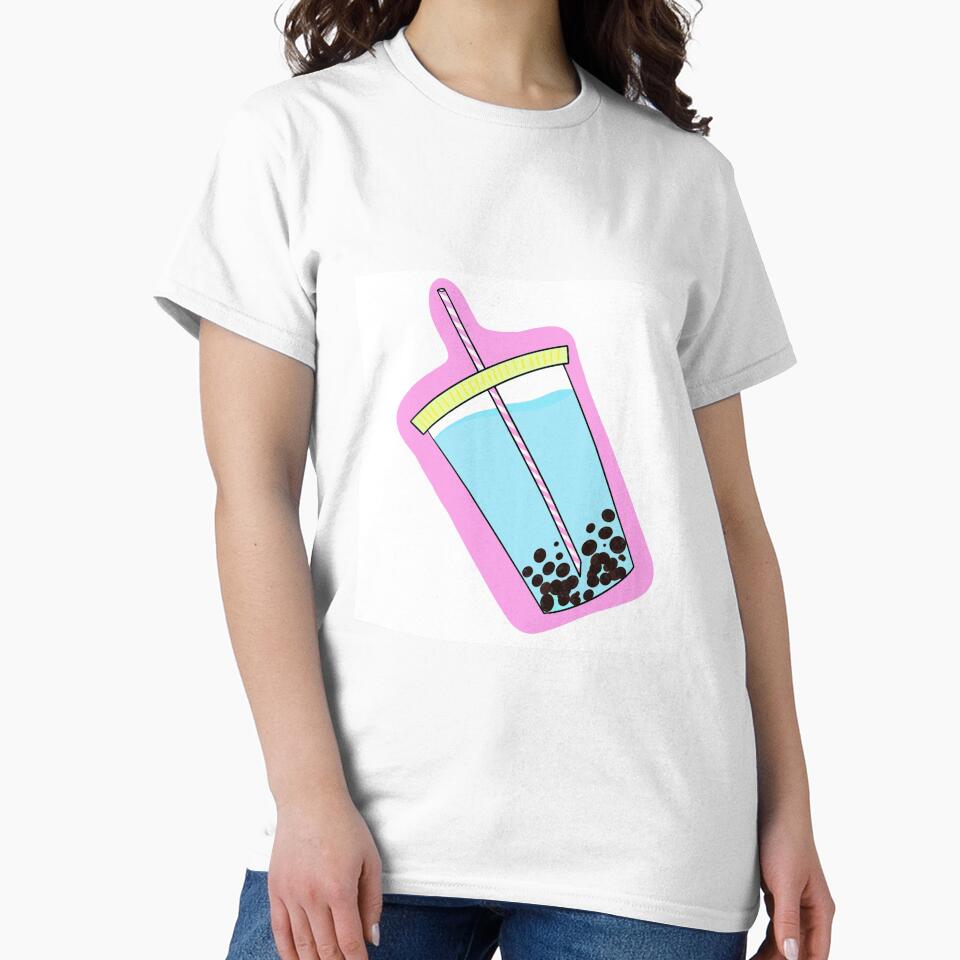 Blue Boba Tea by th3darkrogu3 T-Shirts, Hoodie, Sweatshirt | BlankRebels.com (Image 2)