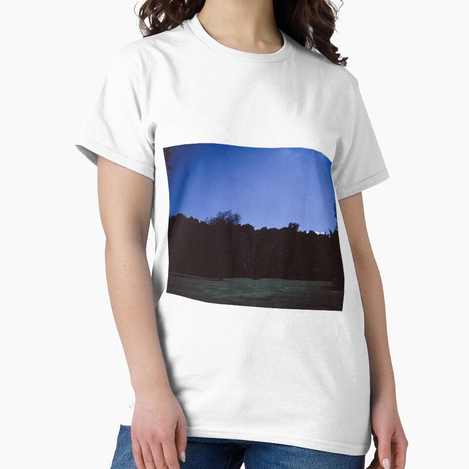 dazecore aesthetic trail landscape photography grunge vintage blue bunch of trees beautiful sky 2 by sielexis