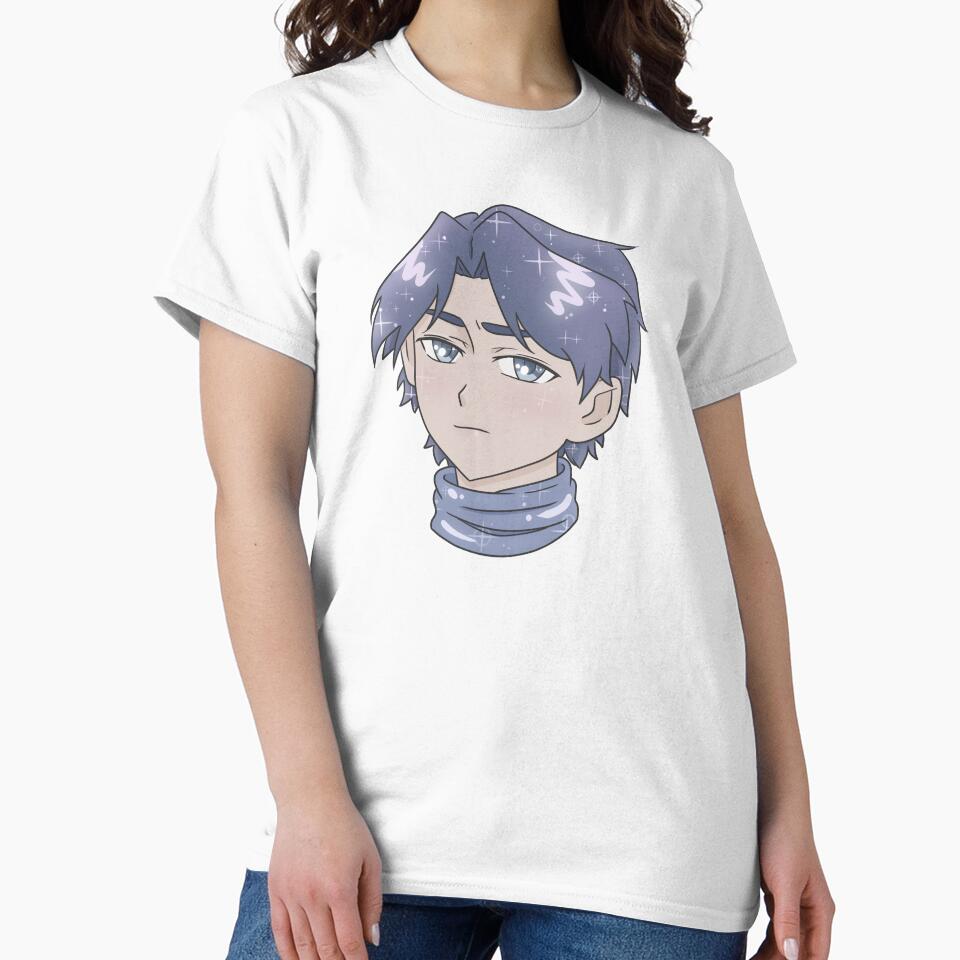 Magical Purple-Haired Manga Guy by kabocha-chan T-Shirts, Hoodie, Sweatshirt | BlankRebels.com (Image 2)