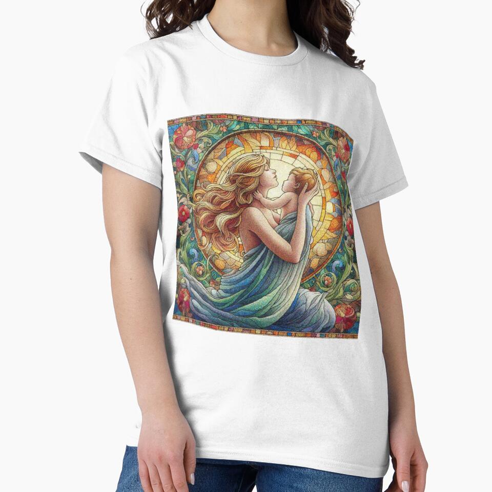 In Mom's Arms Mothers Day by Illuministique T-Shirts, Hoodie, Sweatshirt | BlankRebels.com (Image 2)