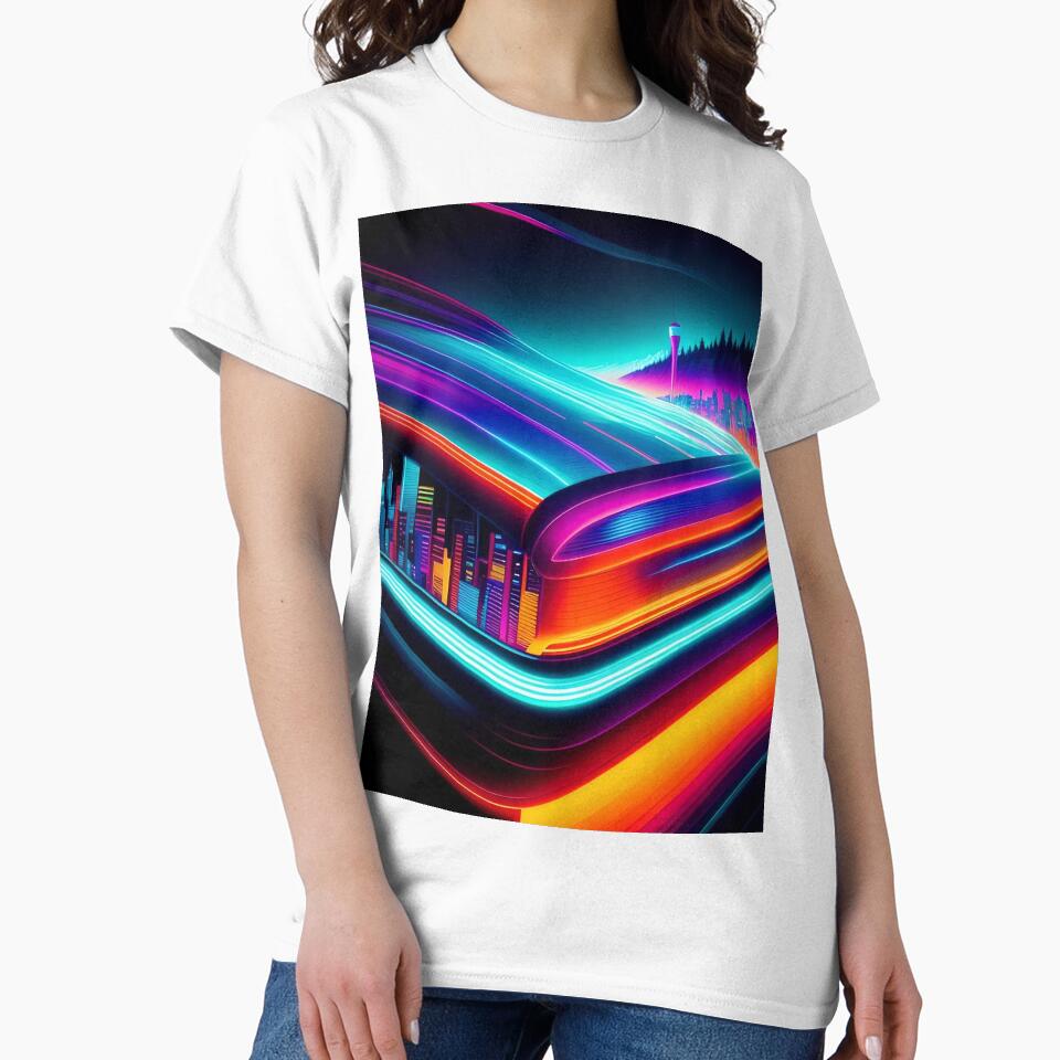 City of Neon Lights Abstract Art by Esterlane T-Shirts, Hoodie, Sweatshirt | BlankRebels.com (Image 2)