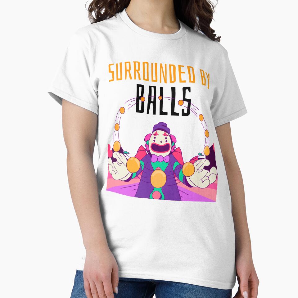 Surrounded By Balls by Teelogic T-Shirts, Hoodie, Sweatshirt | BlankRebels.com (Image 2)