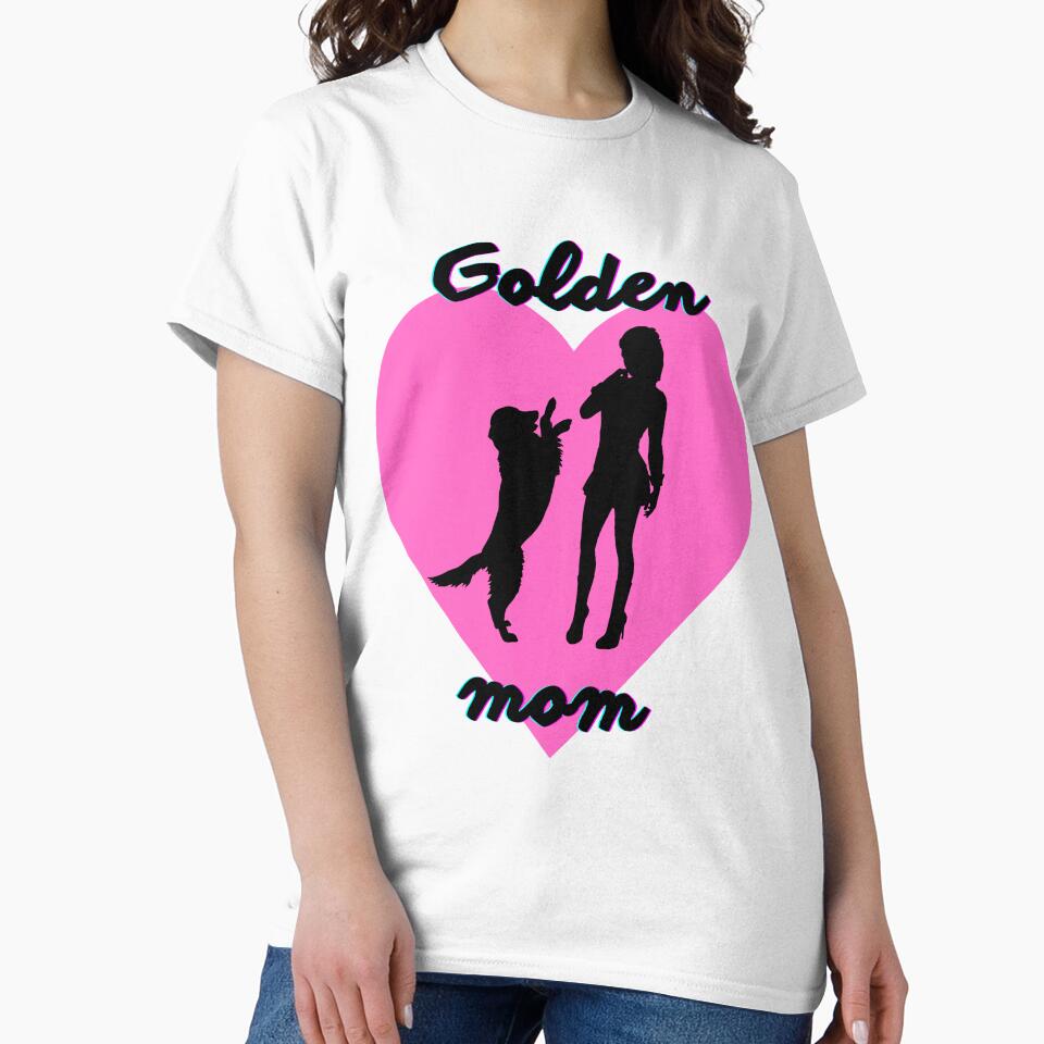 Golden Retriever best mom by Golden-Heaven T-Shirts, Hoodie, Sweatshirt | BlankRebels.com (Image 2)