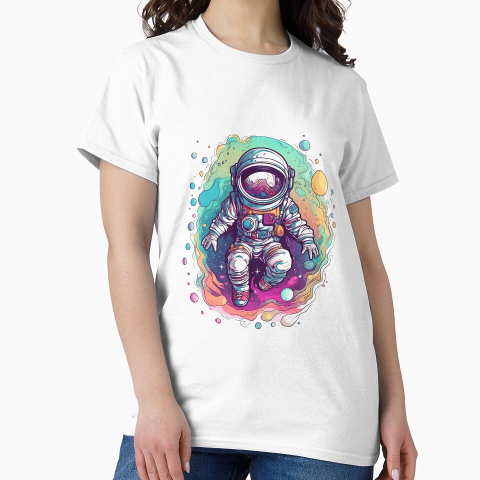 Little astronaut by Rosaliartbook T-Shirts, Hoodie, Sweatshirt | BlankRebels.com (Image 2)