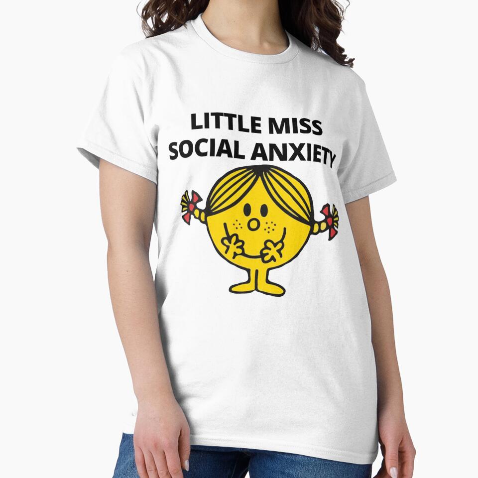 Little Miss Social Anxiety by makayla826 T-Shirts, Hoodie, Sweatshirt | BlankRebels.com (Image 2)
