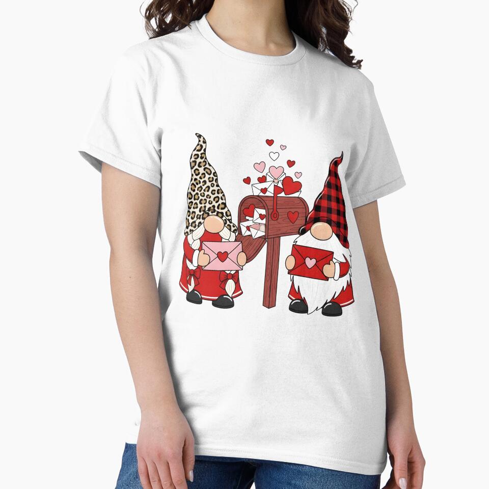 Valentine's Gnomes Love Letters Cute Valentines Day by KroghDs T-Shirts, Hoodie, Sweatshirt | BlankRebels.com (Image 2)