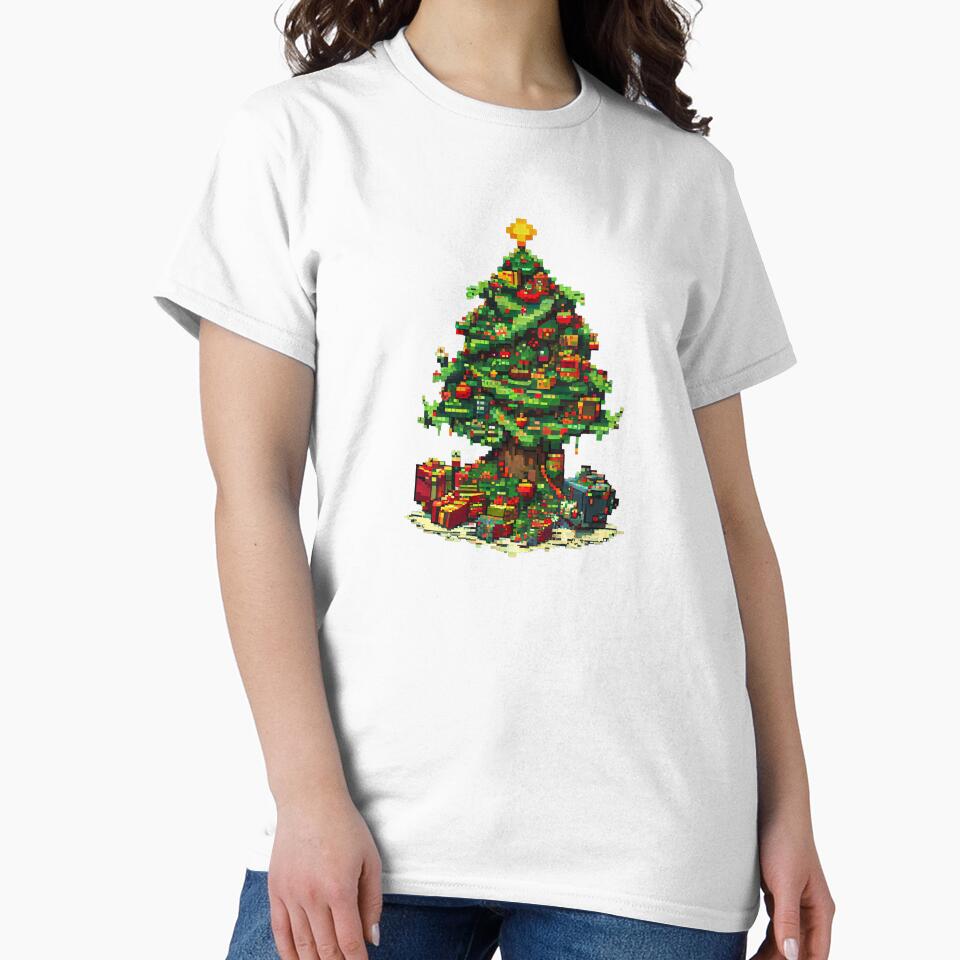 Christmas tree with gifts! by Pixelarium T-Shirts, Hoodie, Sweatshirt | BlankRebels.com (Image 2)