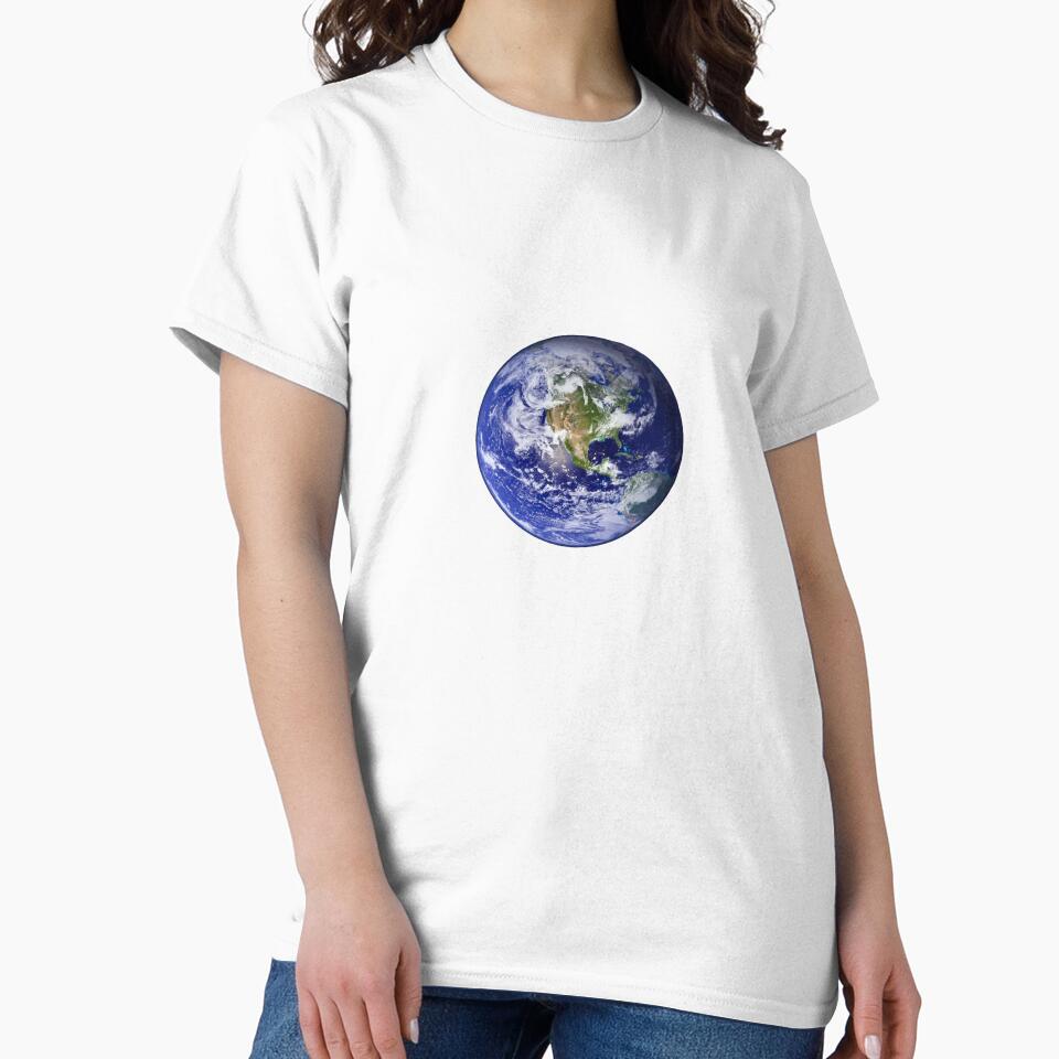 Realistic Planet Earth by navigatefate T-Shirts, Hoodie, Sweatshirt | BlankRebels.com (Image 2)