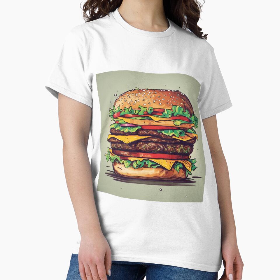 TrippleBurger drawing by TrendShopToday T-Shirts, Hoodie, Sweatshirt | BlankRebels.com (Image 2)