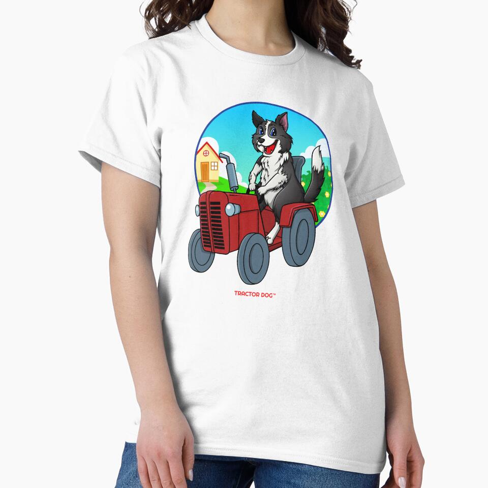 Tractor Critters Border Collie Dog by Tractor Dog T-Shirts, Hoodie, Sweatshirt | BlankRebels.com (Image 2)