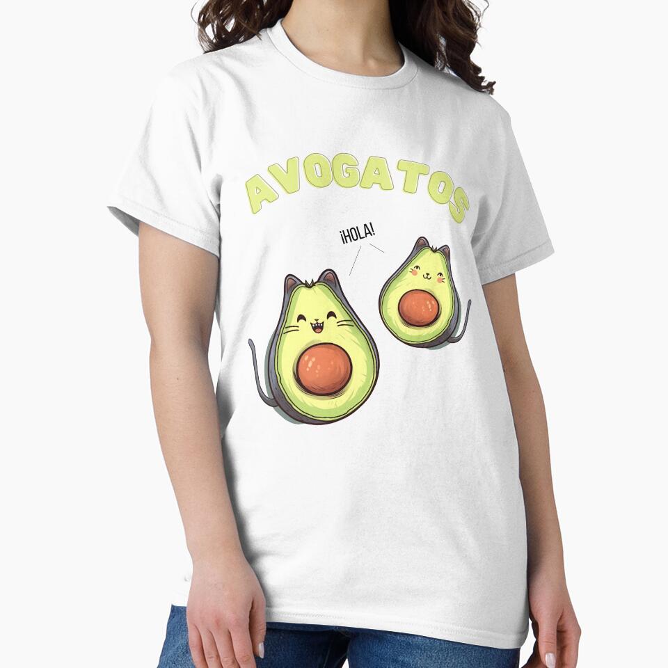 Cute Cats as Avocados - Avogatos Meow by Tyler Rosso