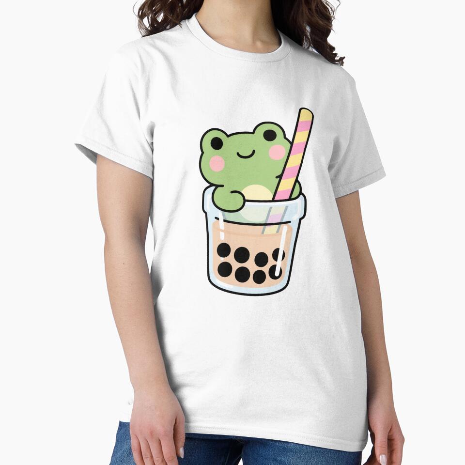Frog in Boba Cup by 2rose T-Shirts, Hoodie, Sweatshirt | BlankRebels.com (Image 2)