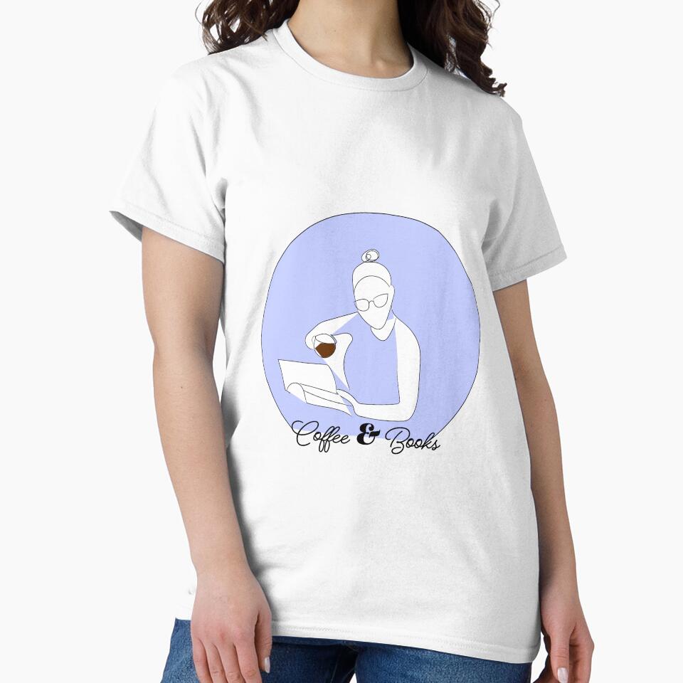 Coffee and books by Gabrielle Freitas T-Shirts, Hoodie, Sweatshirt | BlankRebels.com (Image 2)