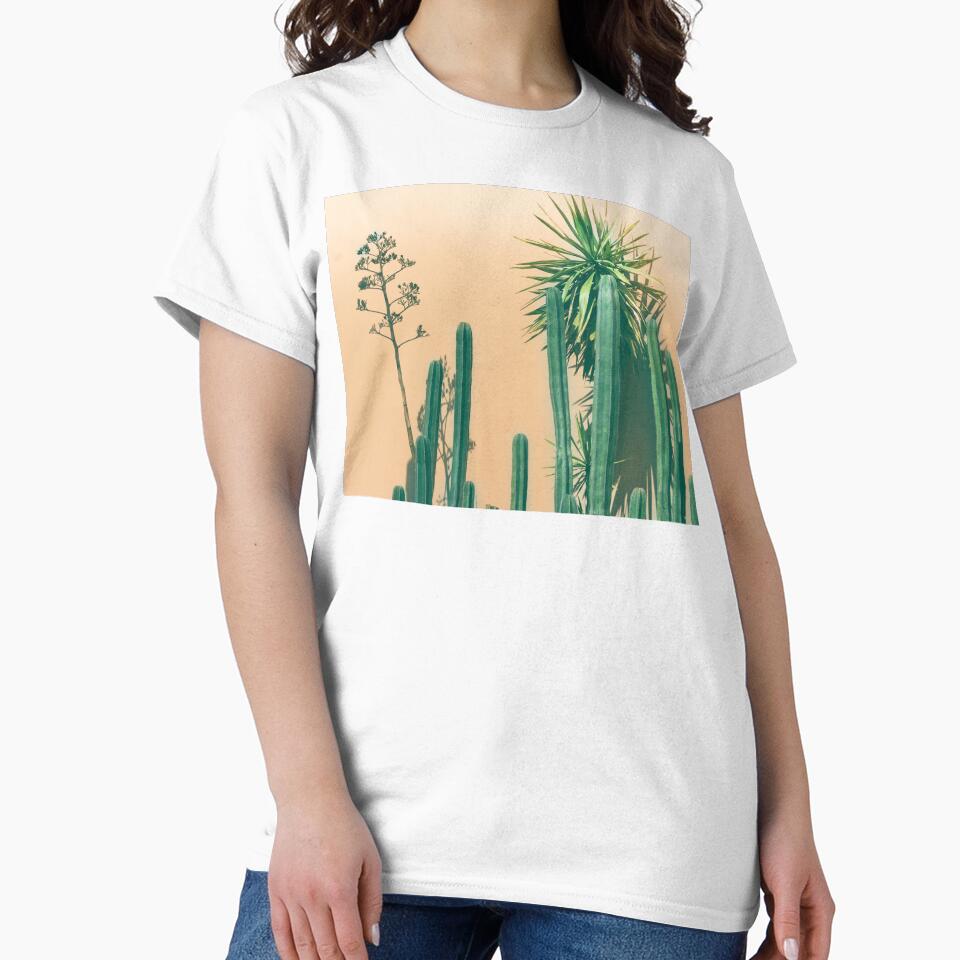 Green Cactus Botanical Desert by newburyboutique T-Shirts, Hoodie, Sweatshirt | BlankRebels.com (Image 2)
