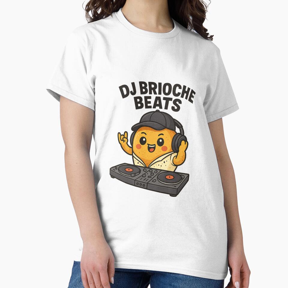 DJ Brioche Beats – The kawaii turntable star by ReineDingo T-Shirts, Hoodie, Sweatshirt | BlankRebels.com (Image 2)