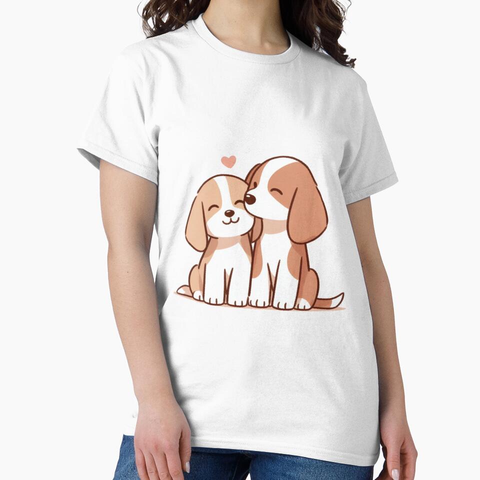Dog Couple Valentine's Day by LemuellTrends T-Shirts, Hoodie, Sweatshirt | BlankRebels.com (Image 2)
