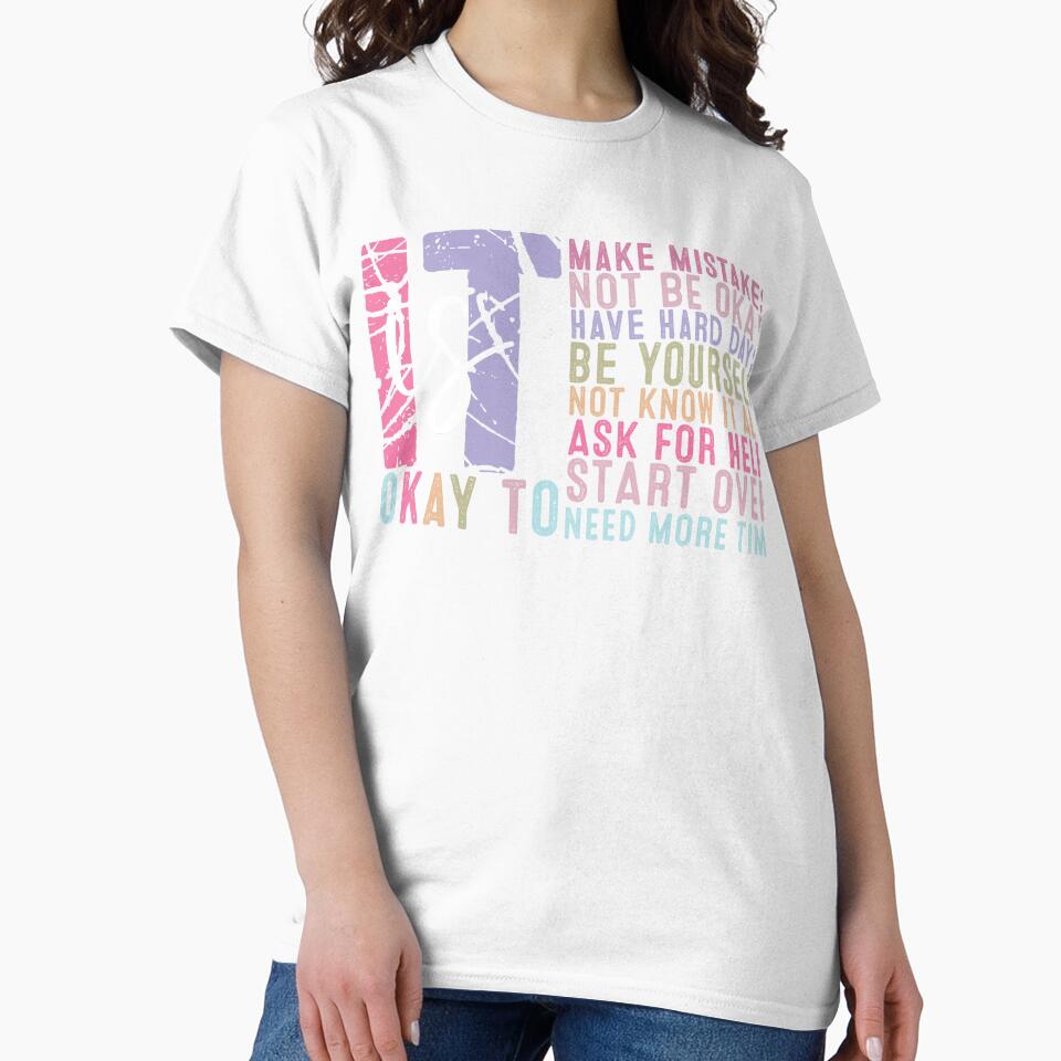 It's Okay Unisex T-Shirt by AllThatIsWelsh Hoodie, Sweatshirt | BlankRebels.com (Image 2)