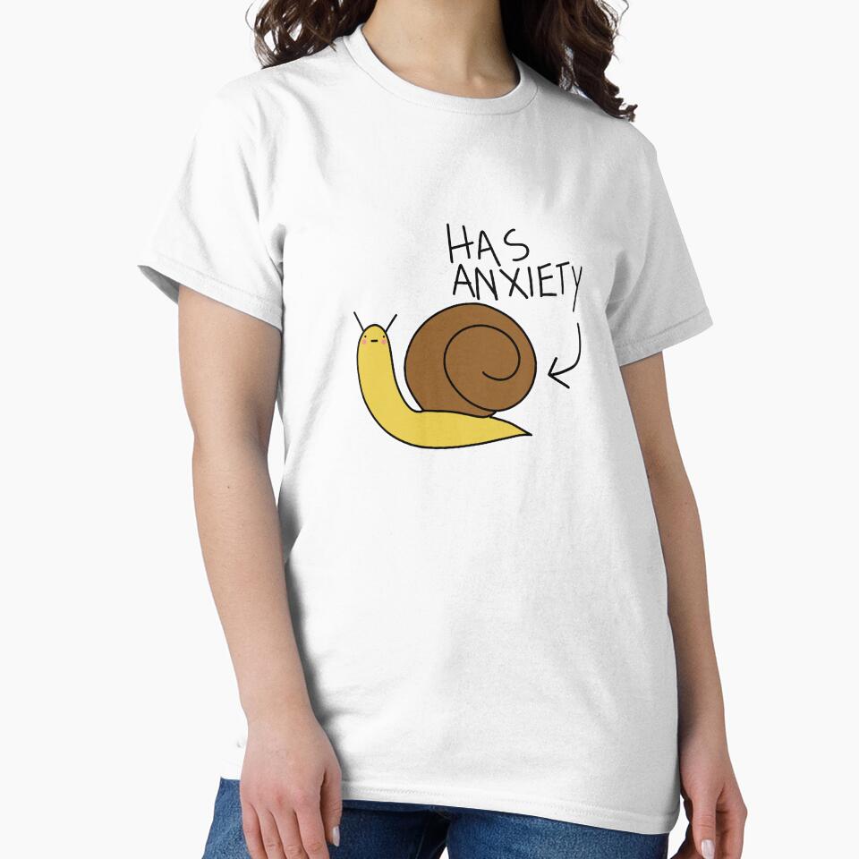 Snail anxiety by HummingGhost T-Shirts, Hoodie, Sweatshirt | BlankRebels.com (Image 2)