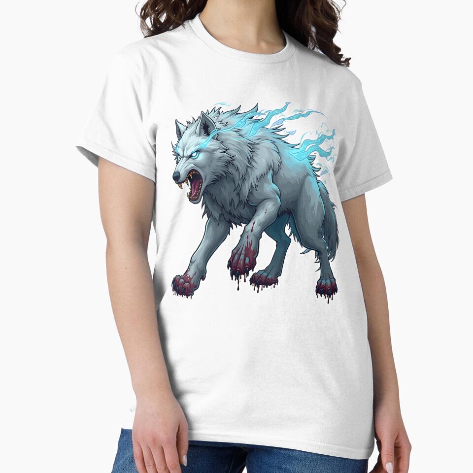 gothic wolf by rajdigitalarts T-Shirts, Hoodie, Sweatshirt | BlankRebels.com (Image 2)