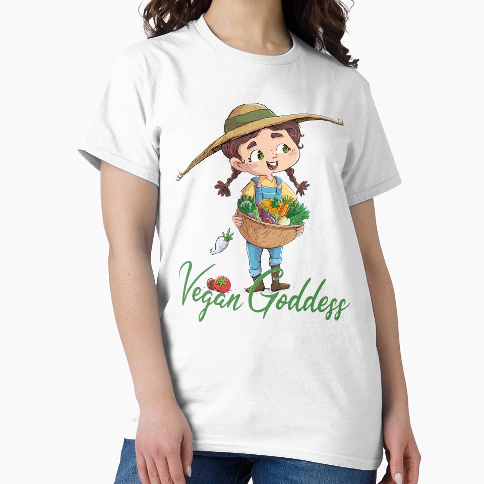 Vegan Goddess by SoccaTamam T-Shirts, Hoodie, Sweatshirt | BlankRebels.com (Image 2)