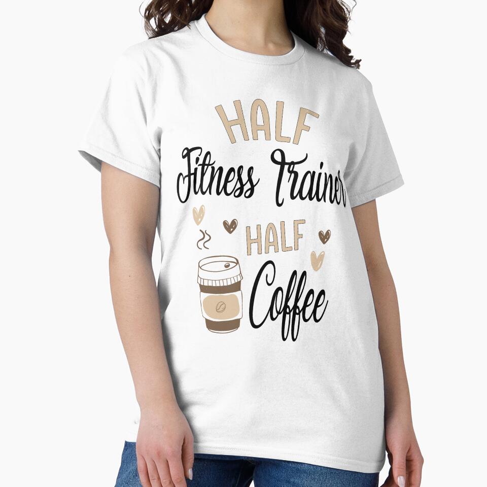 Funny Fitness Trainer Coffee Awesome And Cool by LifeGoods103 T-Shirts, Hoodie, Sweatshirt | BlankRebels.com (Image 2)