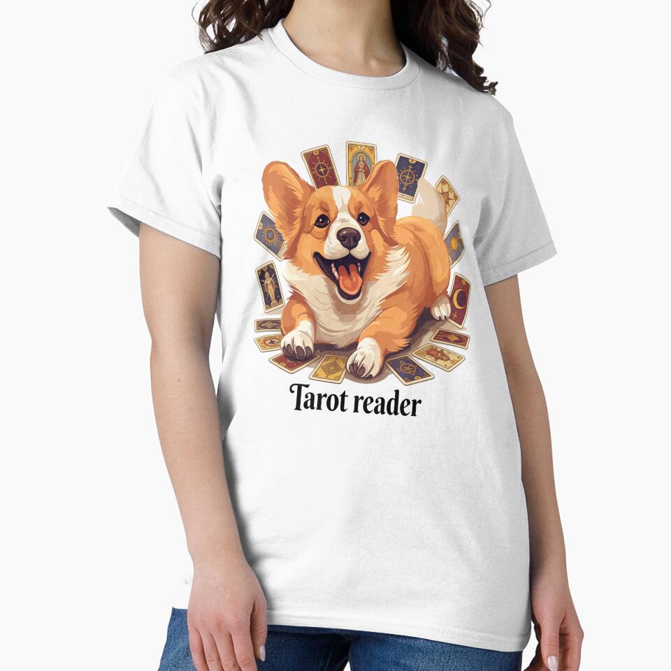 Corgi Tarot Reader – Funny Mystic Dog Design by GoxyVision T-Shirts, Hoodie, Sweatshirt | BlankRebels.com (Image 2)