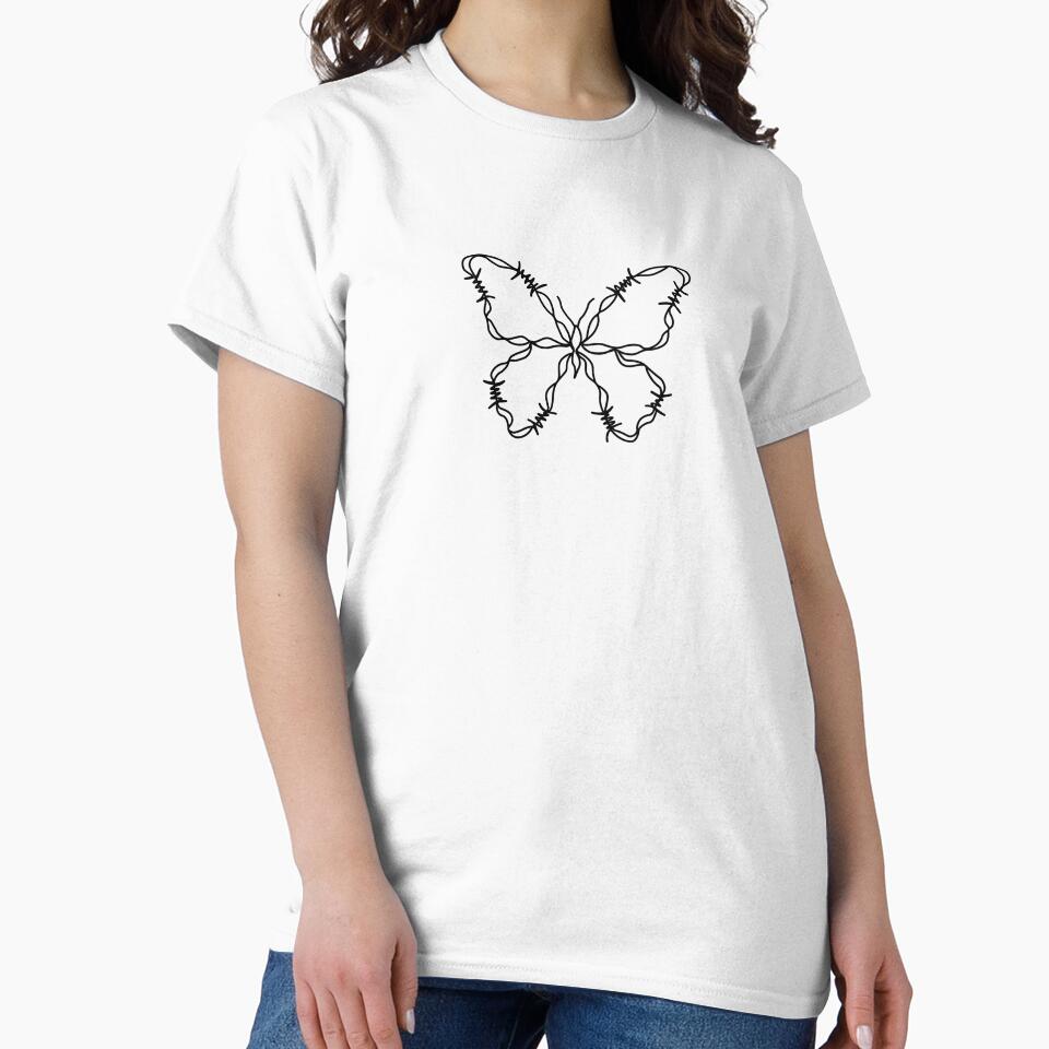 Wired Butterfly Art by fridars T-Shirts, Hoodie, Sweatshirt | BlankRebels.com (Image 2)