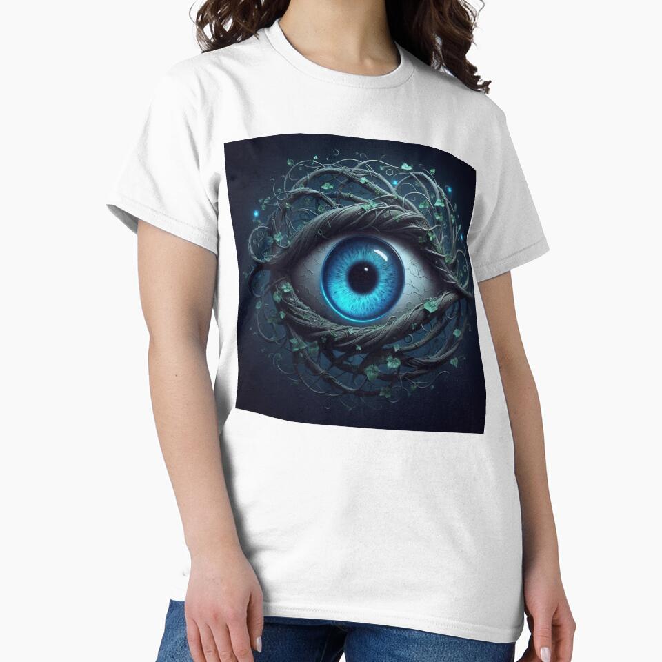 Botanical Eye – Evil Eye Symbol with Entwined Vines by ashokreddy343 T-Shirts, Hoodie, Sweatshirt | BlankRebels.com (Image 2)