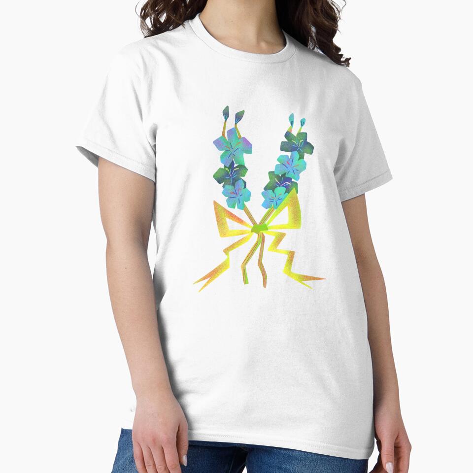 Gladiolus Vertical Grace by diaricesalt T-Shirts, Hoodie, Sweatshirt | BlankRebels.com (Image 2)