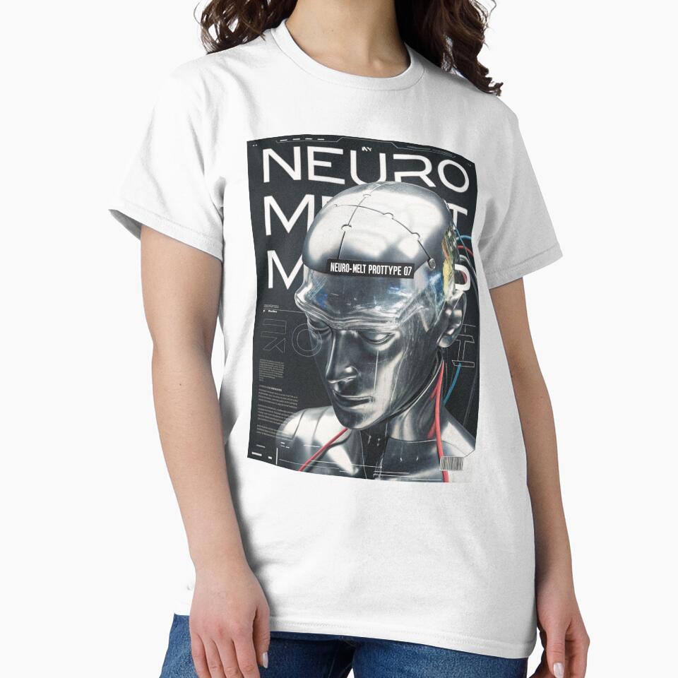 Neuro-Melt Prototype 07: Android Meltdown by Raw-Ink T-Shirts, Hoodie, Sweatshirt | BlankRebels.com (Image 2)