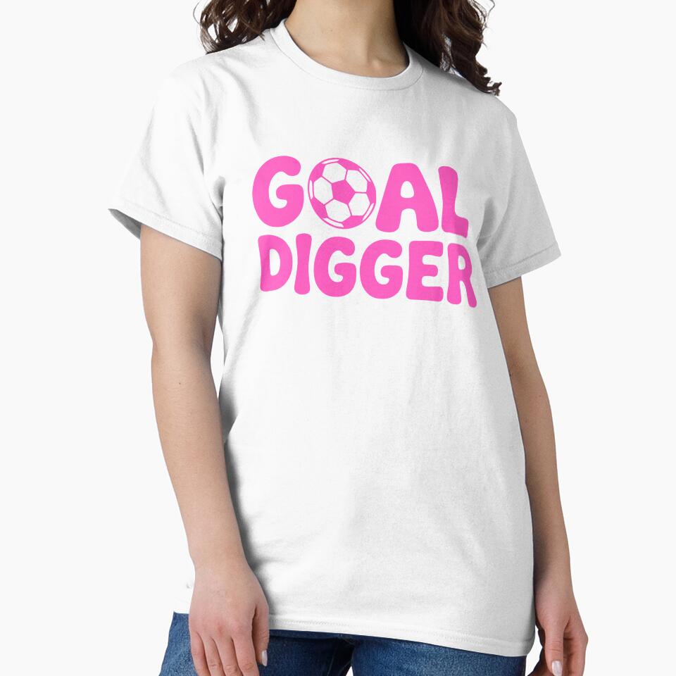 Goal Digger! Pink Soccer Girl by PMCreative