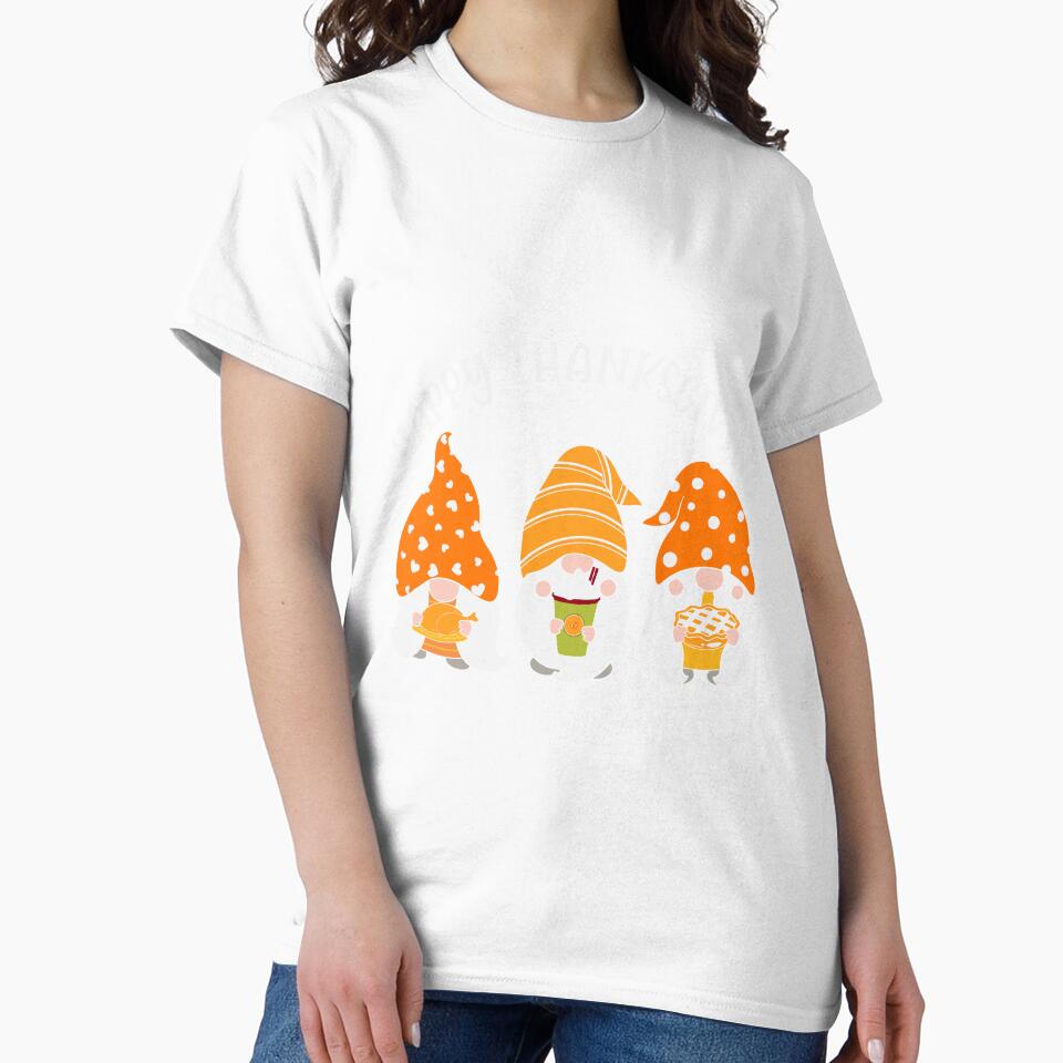 HAPPY  THANKSGIVING /THREE GOBBLE by marie1919 T-Shirts, Hoodie, Sweatshirt | BlankRebels.com (Image 2)