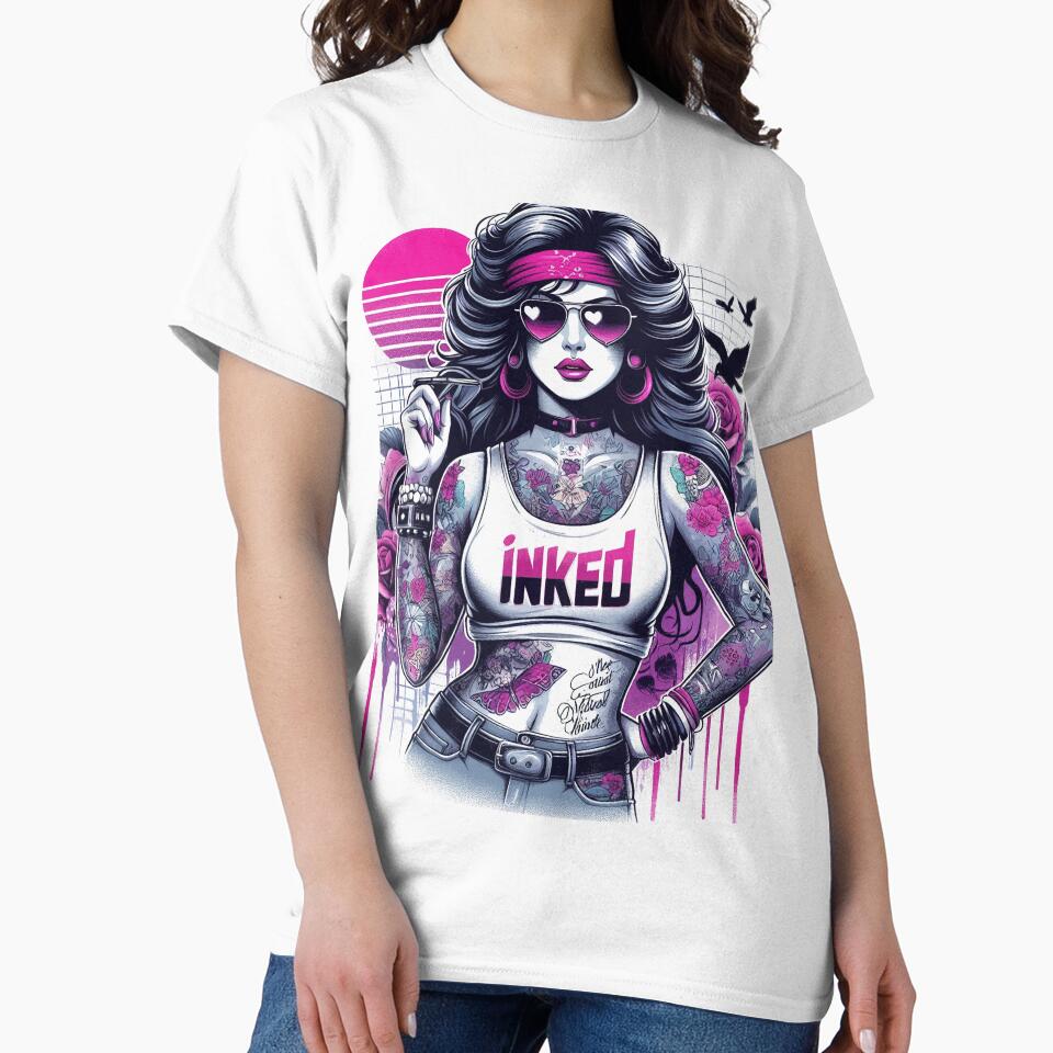 80s Tattoo Girl by PulpVintage