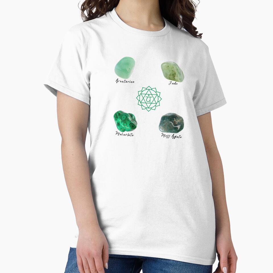 Heart Chakra Crystals by mooneko T-Shirts, Hoodie, Sweatshirt | BlankRebels.com (Image 2)