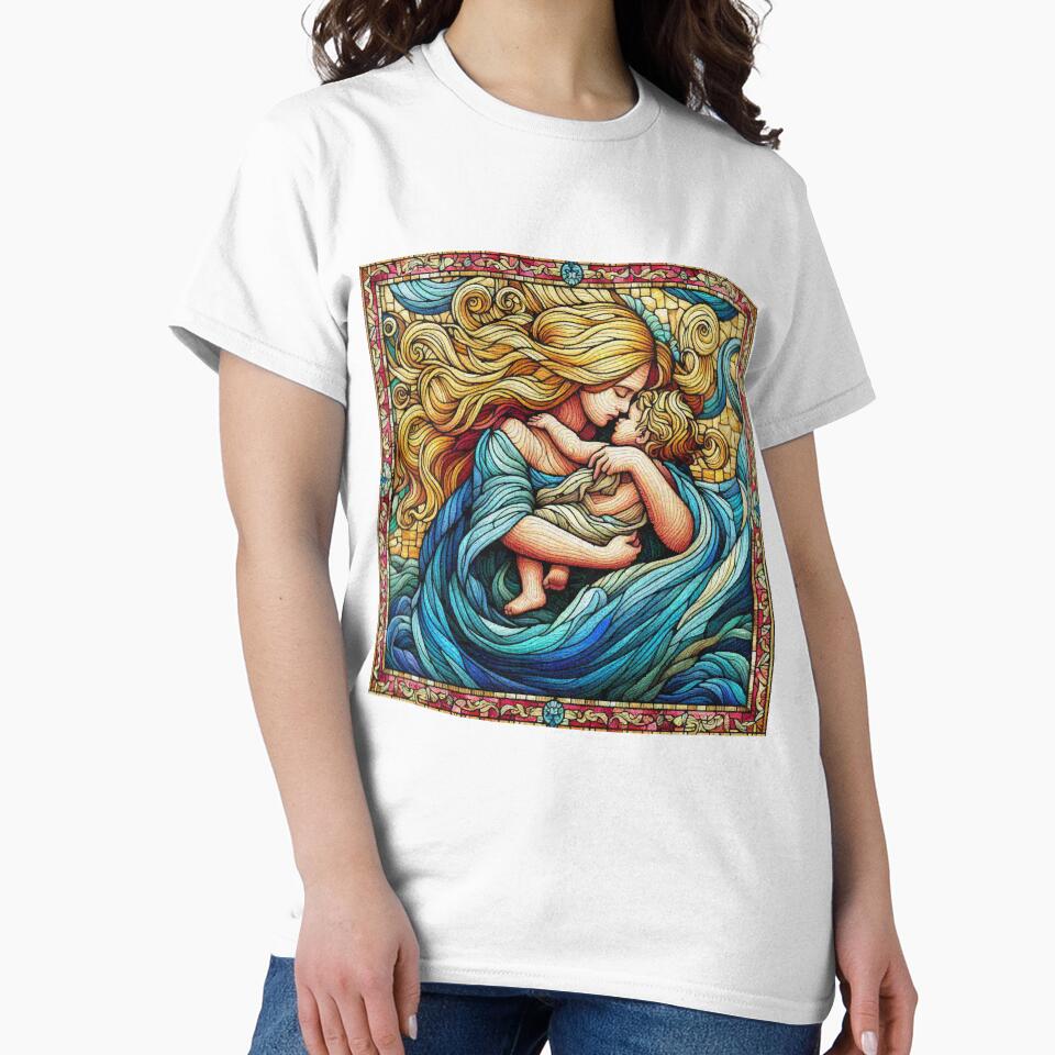 Tender Moment Mothers Day by Illuministique T-Shirts, Hoodie, Sweatshirt | BlankRebels.com (Image 2)