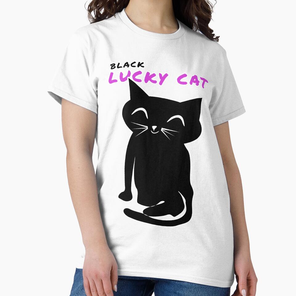 Black Lucky Cat by markyartshop