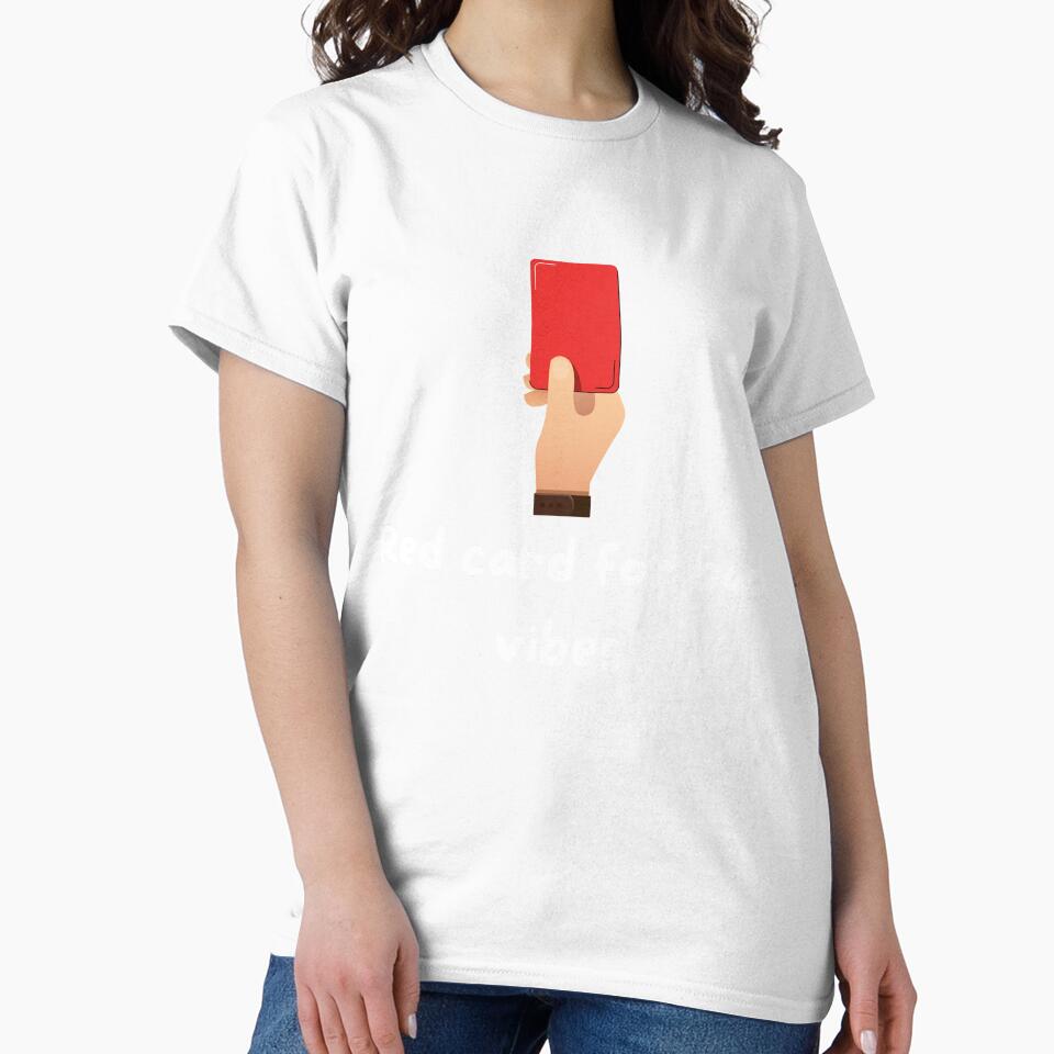 Red Card for Bad Vibes - white by VasInd