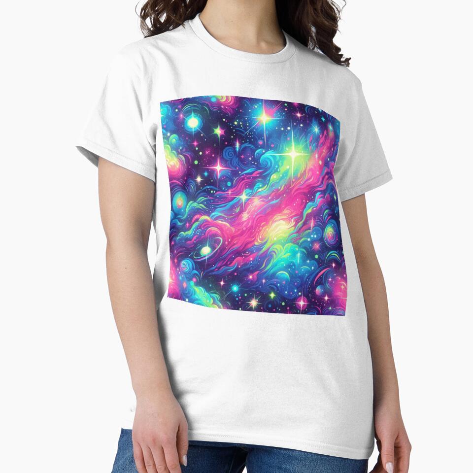Galaxy fluor by Akantha-Rain T-Shirts, Hoodie, Sweatshirt | BlankRebels.com (Image 2)