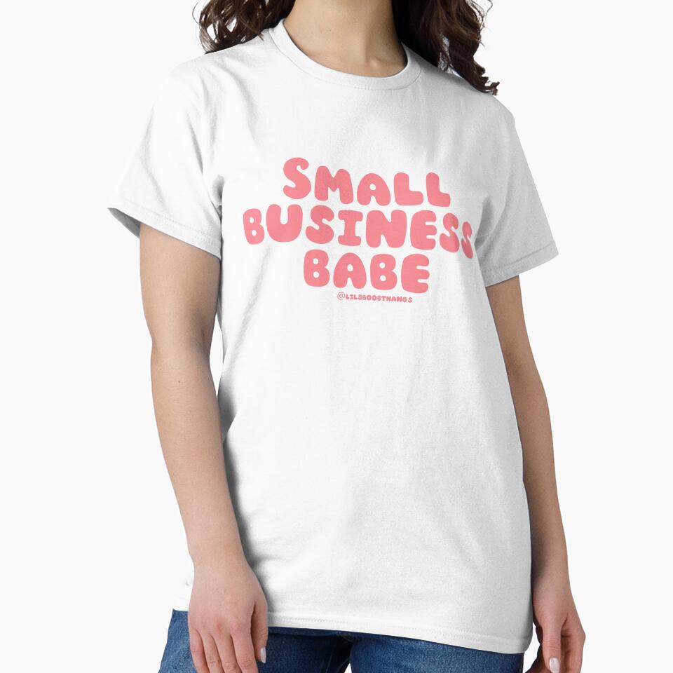 Small business babe. v2 | @lilsboobthangs by lilsboobthangs T-Shirts, Hoodie, Sweatshirt | BlankRebels.com (Image 2)