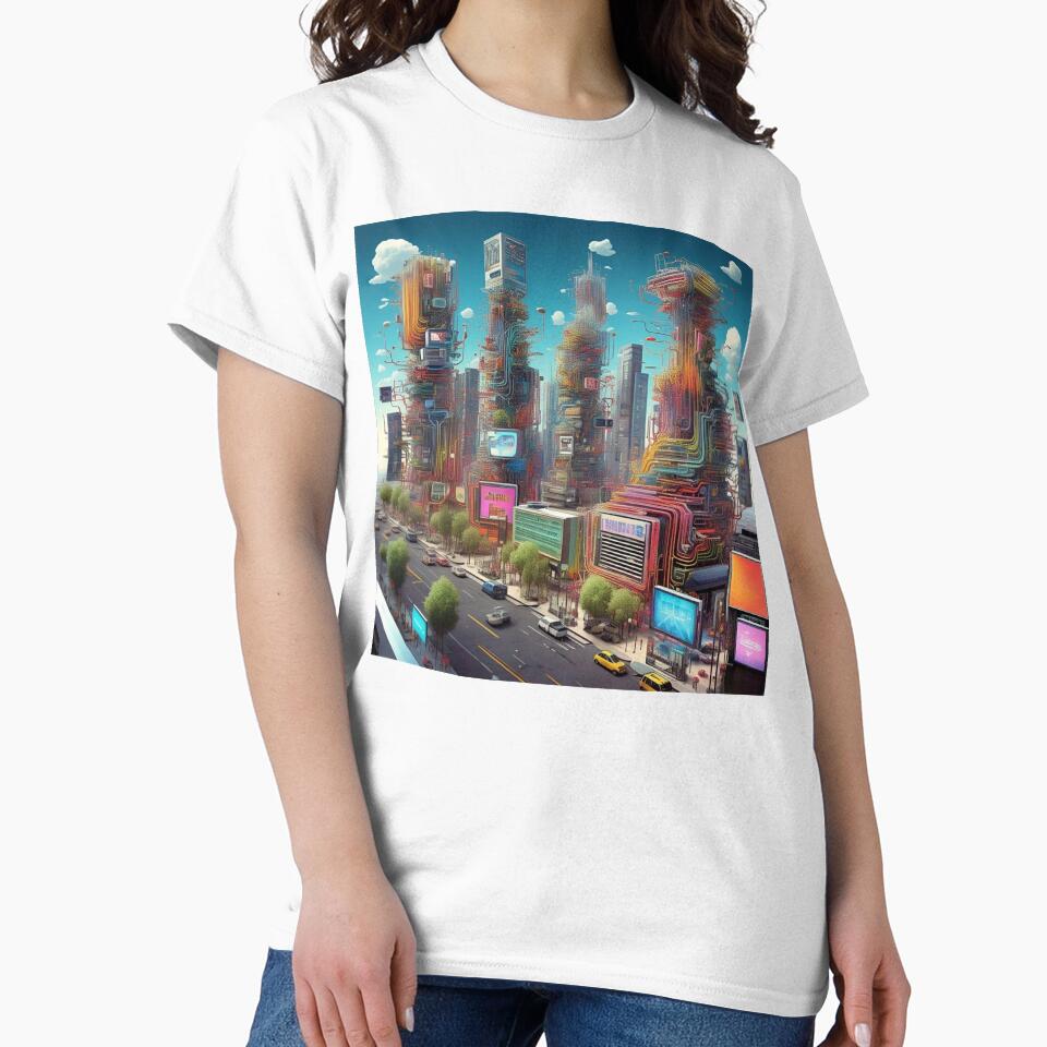 Static Pop Digital Abstract Art T-Shirts, Hoodie, Sweatshirt