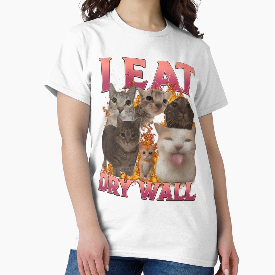 I Eat Drywall Chaos Cat Meme by DAVIESLLC