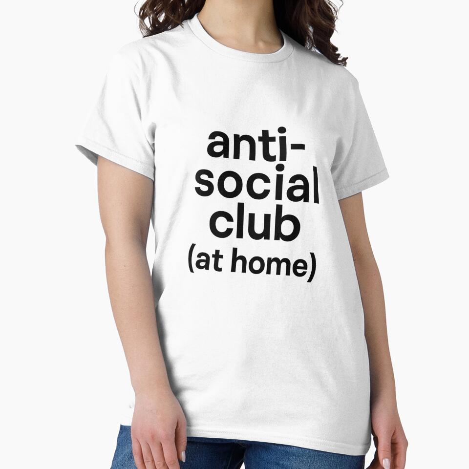 Anti-Social Club (At Home) by Napini T-Shirts, Hoodie, Sweatshirt | BlankRebels.com (Image 2)