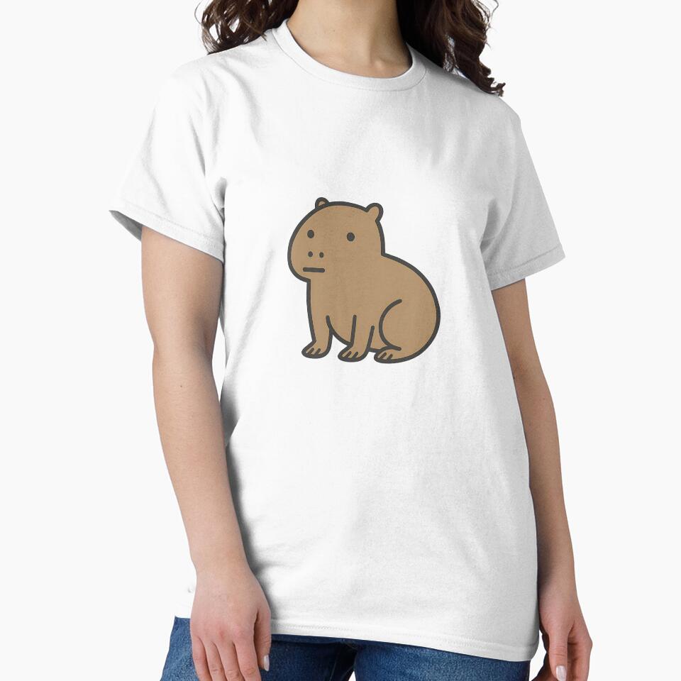 Meh Capybara '-' by NeoFolkLab T-Shirts, Hoodie, Sweatshirt | BlankRebels.com (Image 2)